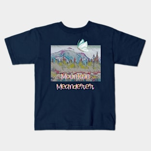 Mountain Meanderer (butterfly wanderer) Kids T-Shirt